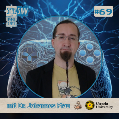 episode #69) KI in der Spieleforschung [mit Dr. Johannes Pfau von der Utrecht University und Nevermind Creations] artwork