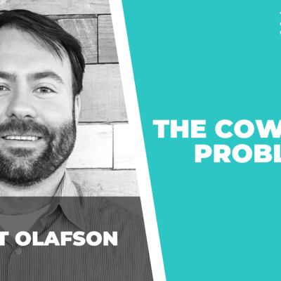 episode 59: The Cow Burp Problem | Barrett Olafson, Spark artwork