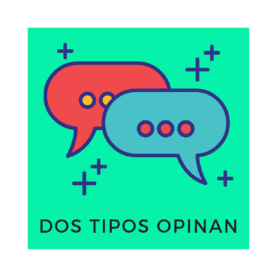 Dos tipos opinan