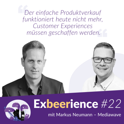 episode Exbeerience mit Markus Neumann von Mediawave artwork