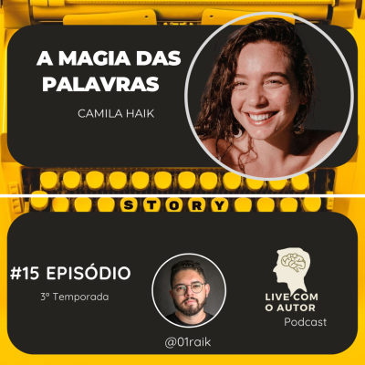 episode LIVE COM O AUTOR 03T - #15 - A MAGIA DAS PALAVRAS artwork