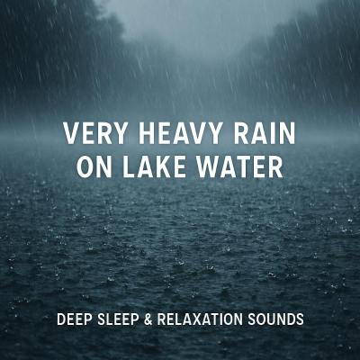 episode Very Heavy Rain on Lake Water | Deep Sleep & Relaxation Sounds artwork