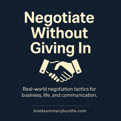 episode Negotiate Without Giving In – Audiobook Insights (Inspired by Chris Voss) | Summary in 26 Minutes artwork