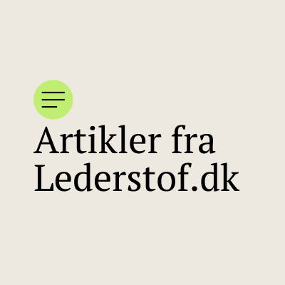 Billede af showet Artikler fra Lederstof.dk