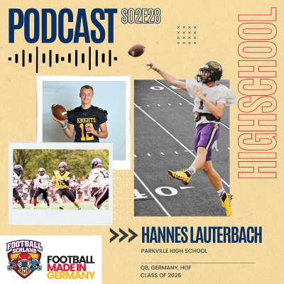 episode S02E28 Im Gespräch mit Hannes Lauterbach, QB, Parkville High School artwork