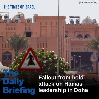 episode Day 705 - Fallout from bold attack on Hamas leadership in Doha artwork