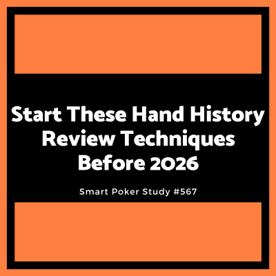 episode You'll Regret Not Starting These Hand History Techniques Before 2026 #567 artwork