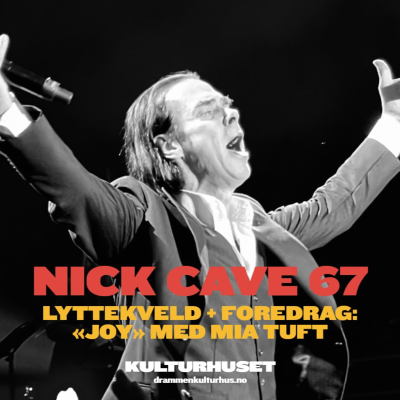 episode Nick Cave 67 år – foredrag med psykolog og musikkelsker Mia Tuft artwork