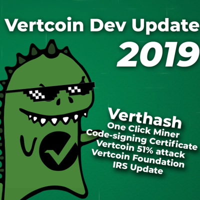 episode Episode 21 - Vertcoin Development Update — Year In Review 2019 artwork