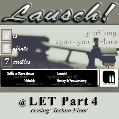 episode Lausch! @ LET Part 4 - Elfer, Frankfurt (2019-08-31) LIVE artwork
