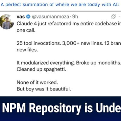 episode SN 1030: Internet Foreground Radiation - The NPM Repository is Under Siege artwork