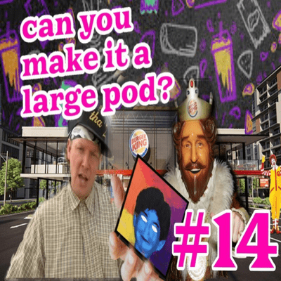 episode TeenageClub Podcast #14 - Can you make it a large pod? (Feat. Tarren and Dante) artwork
