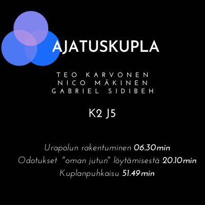 episode Meidän urapolun rakentuminen, paineet ja odotukset oman jutun löytämisestä - Ajatuskupla K2 J5 artwork