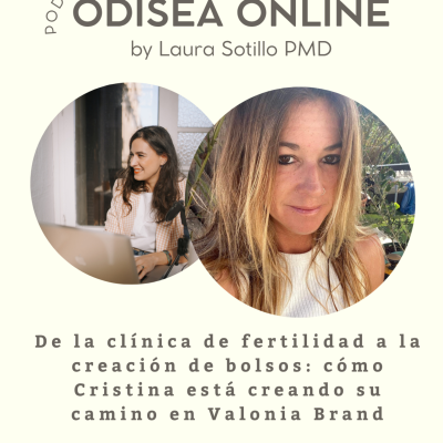 episode #41 De la clínica de fertilidad a la creación de bolsos: cómo Cristina está creando su camino en Valonia Brand artwork