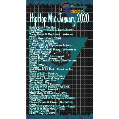 episode DJ Frank3000 Hip Hop Mix Janury 2020 artwork