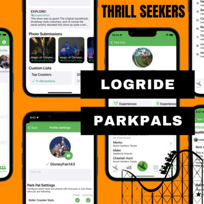 episode LogRide App adds ParkPals artwork