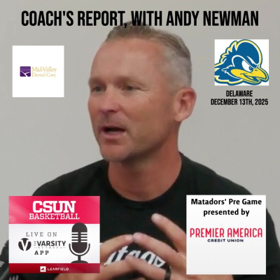 episode Matadors' Pre Game, December 13th, 2025 - Delaware artwork