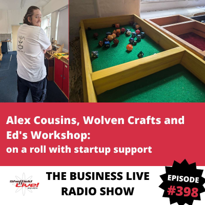 episode Alex Cousins, Wolven Crafts and Ed's Workshop: gamer on a roll with startup support artwork