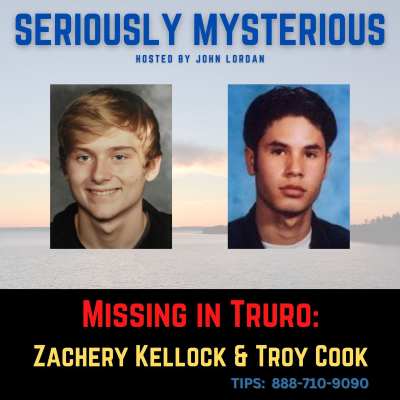 episode Missing in Truro: Zachery Kellock and Troy Cook artwork