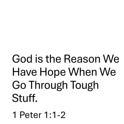 episode God is the Reason We Have Hope - 1 Peter 1:1–2 artwork