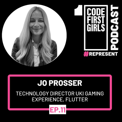 episode Ep11 - If it's not uncomfortable, you're not growing, Jo Prosser, Flutter | #REPRESENT artwork