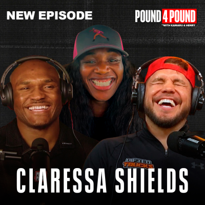 episode CLARESSA SHIELDS: Becoming the GWOAT, Women’s Boxing & MMA Beefs, Olympic Journey || Pound 4 Pound artwork