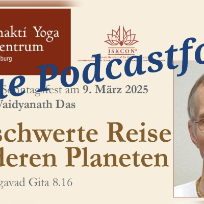 episode Unbeschwerte Reise zu anderen Planeten – Vortrag zu Bhagavad Gita 8.16 von Vaidyanath Das artwork