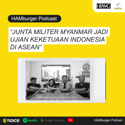 episode HAMburger Podcast | JUNTA MILITER MYANMAR JADI UJIAN KEKETUAAN INDONESIA DI ASEAN artwork