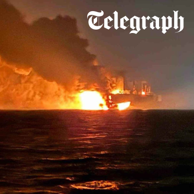 episode Drone boats blow up Russian oil tankers & missile blitz leaves 600,000 without power artwork