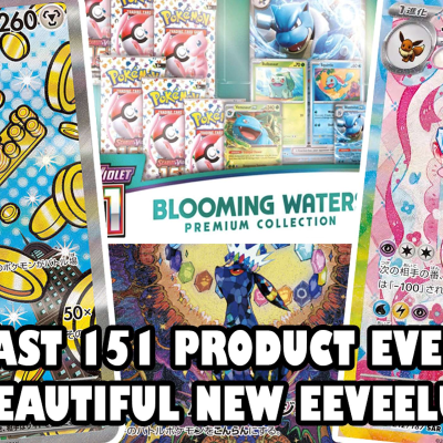 episode Blooming Waters Premium Collection May Be Last "151" Product, Beautiful "Terastal Festival" Secret Rares! artwork