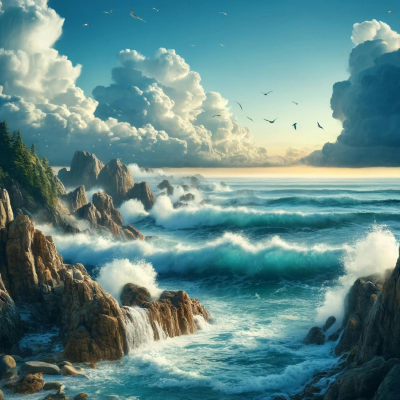 episode Sosiego Oceánico: El Beneficio de las Olas Rompiendo contra las Rocas artwork
