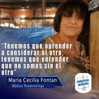 episode María Cecilia Fontan, Médica Neumonóloga, en Próspera Mañana artwork