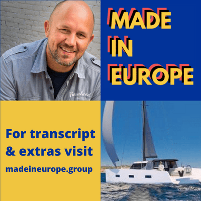 episode S1E3 SUSTAINABLE YACHT BUILDING, being a DISRUPTER, advice on STARTING a BUSINESS w/ IGOR KLUIN artwork