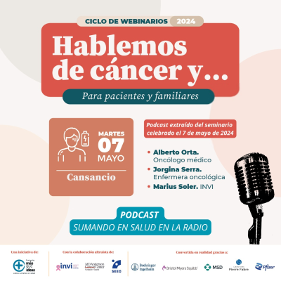 episode Hablemos de cáncer y... cansancio artwork