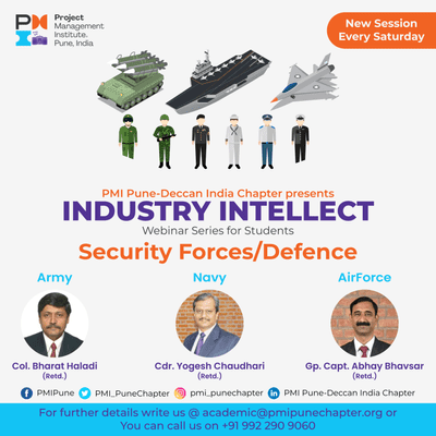 episode PMI Pune Deccan India Chapter Industry Intellect Episode-2: Security Forces/ Defence artwork