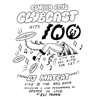 episode CLUBCAST 100 DJ Matpat Live at The Bad Room 06/7/25 artwork