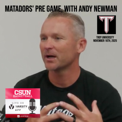 episode Matators' Pre Game, November 16th, 2025 - Troy University artwork