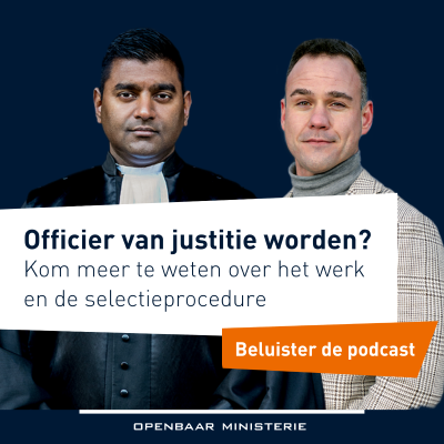 episode OM podcast 37: De weg naar officier van justitie: over het werk en de selectieprocedure artwork