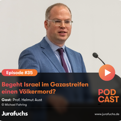 episode Begeht Israel im Gazastreifen einen Völkermord? – mit Prof. Helmut Aust | Rechtsfragen des Kriegs zwischen Israel und der Hamas | IGH, Südafrika v. Israel, Beschluss vom 26.01.2024 artwork