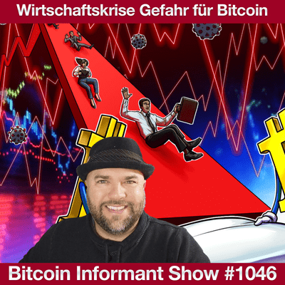 episode #1046 Bitcoin (BTC) ist 12 Jahre alt, Ethereum 1100 Dollar & Wirtschaftskrise Gefahr für Krypto artwork