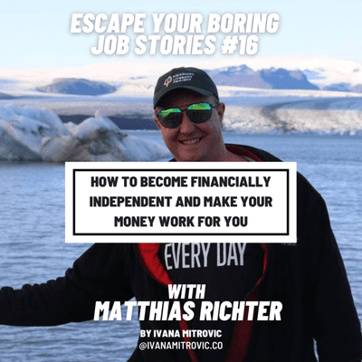 episode #16 Becoming financially independent: Save money live better with Matthias Richter artwork