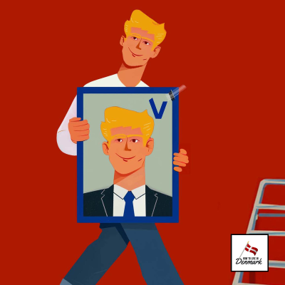 episode October, democracy in denmark, and competitive poster hanging artwork