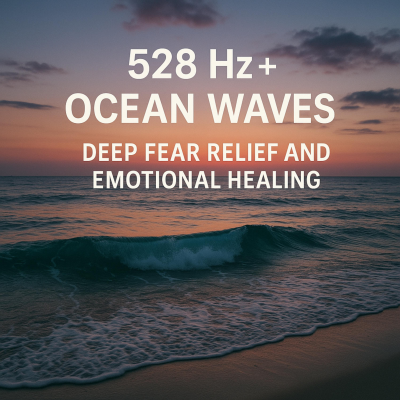 episode 528 Hz + Ocean Waves | Deep Fear Relief and Emotional Healing artwork