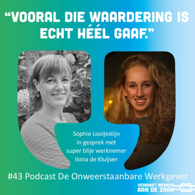 episode #43 Ilona de Kluijver - blije werknemer artwork