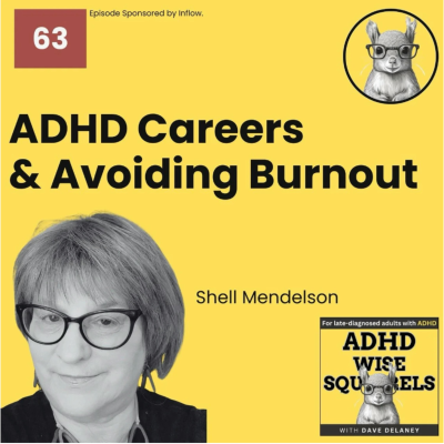 episode WS63 ADHD Careers and Avoiding Burnout with Shell Mendelson. artwork