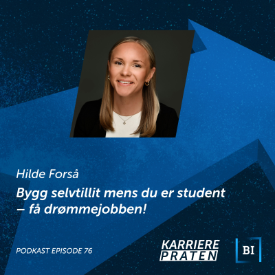 episode Bygg selvtillit mens du er student – få drømmejobben! artwork