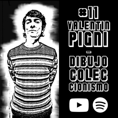 episode Valentín Pigni: Dibujo y Coleccionismo | Bajo La Luna Podcast #11 artwork