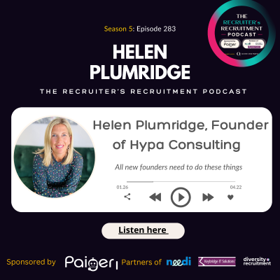 episode EP283: Helen Plumridge, Founder of Hypa Consulting - All new founders need to do these things artwork
