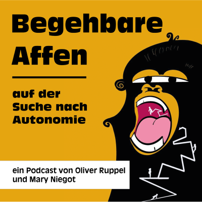 Begehbare Affen