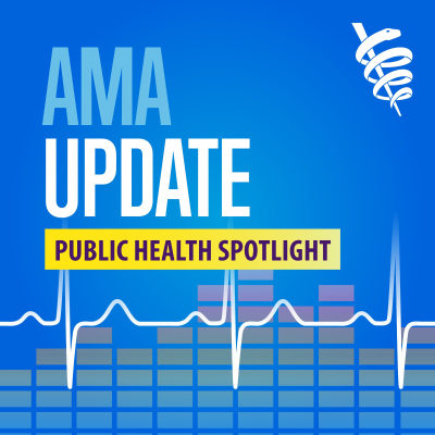 episode 2025 measles outbreak, bird flu updates, Alzheimer's disease news, plus colon cancer and gut health artwork
